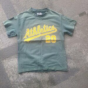 Oakland Athletics Mark Mulder Vintage Youth T Shirt Large